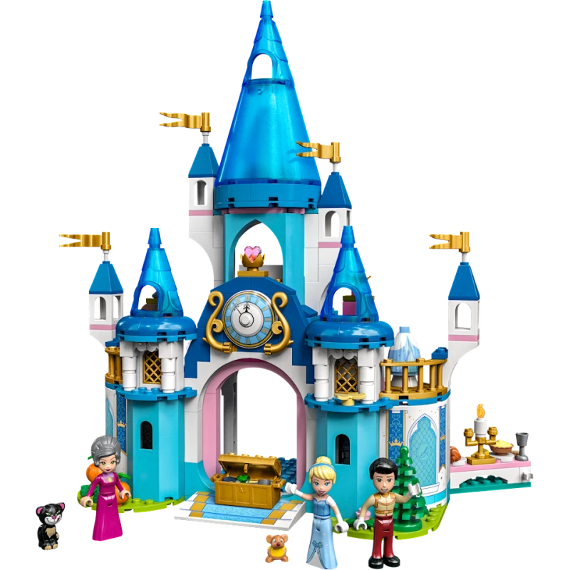 Конструктор LEGO Disney Princess Cinderella and Prince Charming's Castle 43206, 5+ лет, 365 элементов