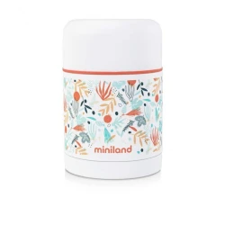 Термос для еды Miniland Mediterranean 89352, нержавеющая сталь, разноцветный, 600 мл