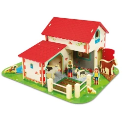 Taxta oyuncaq Addo Play Ltd Farm Playset 200151, 12 hissə
