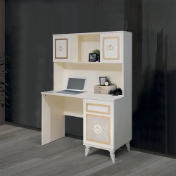 Набор детской мебели 12345689, кровать 95x209x100 см, тумба 50x41x40 см, шкаф 135x191x52 см, стол 120x160x52 см, бежевый Набор детской мебели 12345689, кровать 95x209x100 см, тумба 50x41x40 см, шкаф 135x191x52 см, стол 120x160x52 см, бежевый