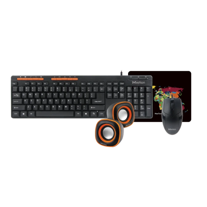 Комплект 3 в 1 (клавиатура, мышь, колонки) Meetion C105