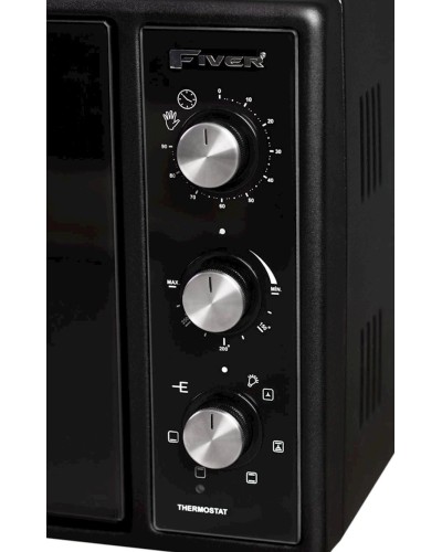 Elektrik soba Fiver Glass Black