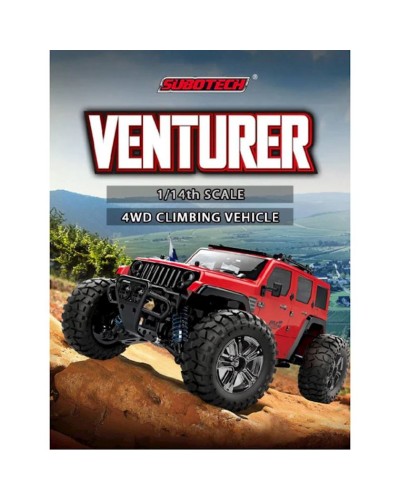 Radio ilə idarə olunan maşın Venturer 4WD 197, qırmızı