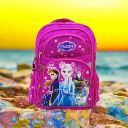 Məktəbli bel çantası Geliyazi GG-ZZ-013, poliester, çəhrayı