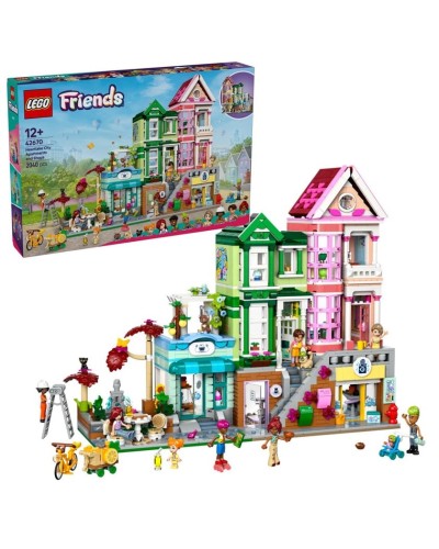Konstruktor LEGO Friends Heartlake City Apartments and Stores 42670, 2040 parça, 12 yaşdan