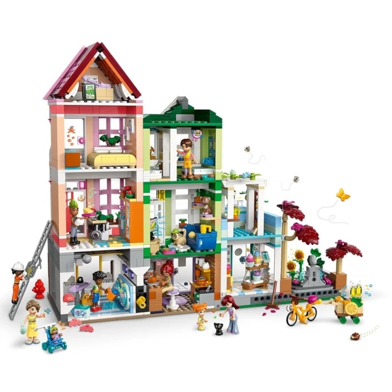 Konstruktor LEGO Friends Heartlake City Apartments and Stores 42670, 2040 parça, 12 yaşdan