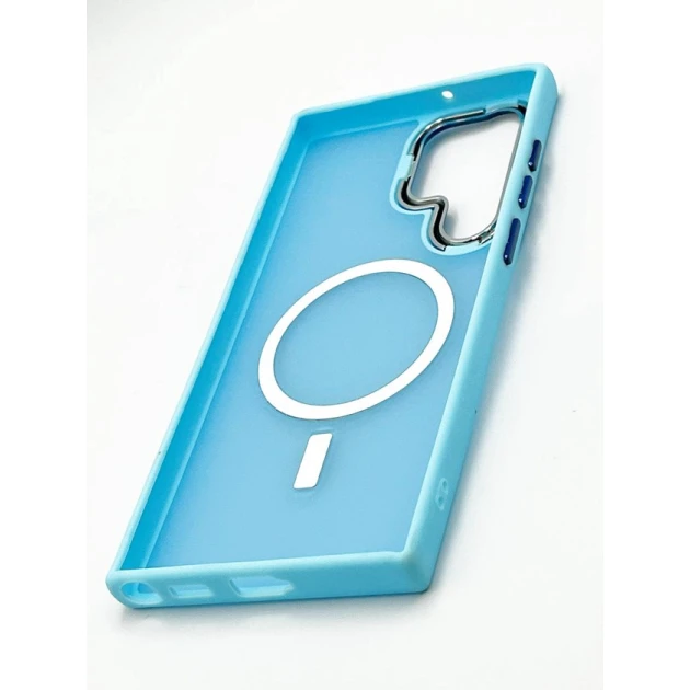 Çexol MagSafe Samsung Galaxy S22 Ultra üçün, mavi