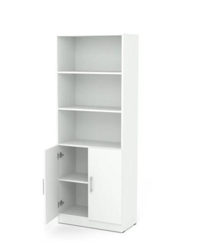 Stellaj HS group 008, ağ, LDSP, 182x37x70 sm