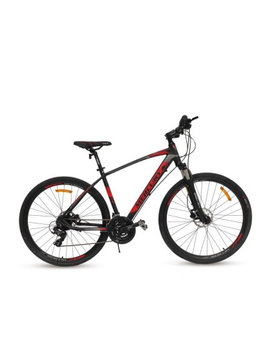 Velosiped Mercury Velo2025-07, alüminium, qara/qırmızı, 28