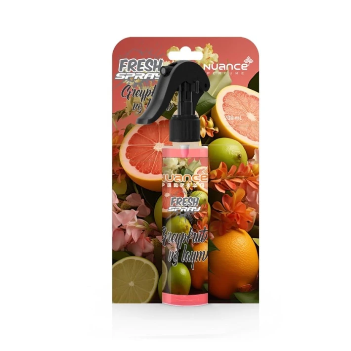 Освежитель воздуха Nuance Грейпфрут и Лайм 200 мл Освежитель воздуха Nuance Грейпфрут и Лайм 200 мл