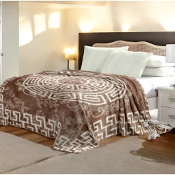 Örtük-şal MiraNova 220, ikinəfərlik, rəngbərəng, 220x230 sm