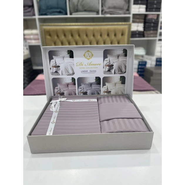 Комплект постельного белья MiraNova FS-590, простыня 170х240 см, пододеяльник 160х220 см, наволочка 50х70 см, односпальный, хлопок, лиловый Комплект постельного белья MiraNova FS-590, простыня 170х240 см, пододеяльник 160х220 см, наволочка 50х70 см, односпальный, хлопок, лиловый