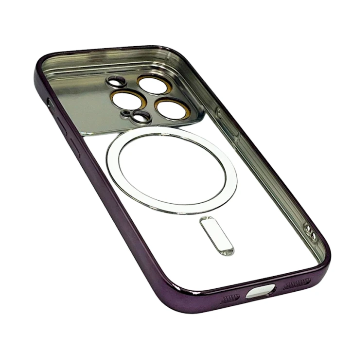 Чехол Auto Focus Magsafe для Apple iPhone 14 Pro Purple Чехол Auto Focus Magsafe для Apple iPhone 14 Pro Purple
