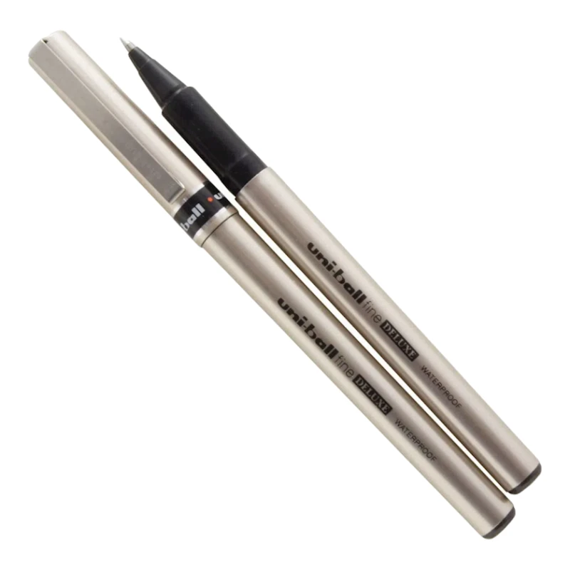 Ручка-роллер Uniball Fine Deluxe, 0.7 мм, черная