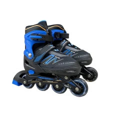 Роликовые коньки для детей 8902A, размер L, синий/черный Роликовые коньки для детей 8902A, размер L, синий/черный