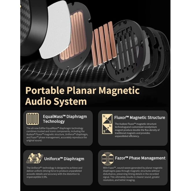 Беспроводные наушники Edifier Stax Spirit S3 Black Беспроводные наушники Edifier Stax Spirit S3 Black