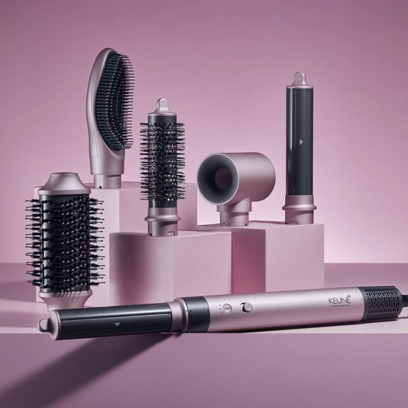 Multistyler saç feni Keune 6in1 MS-61C çəhrayı Multistyler saç feni Keune 6in1 MS-61C çəhrayı