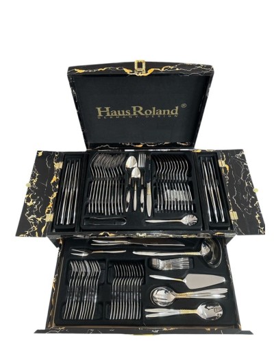 Süfrə ləvazimatları dəsti Haus Roland 00622, 86 parça