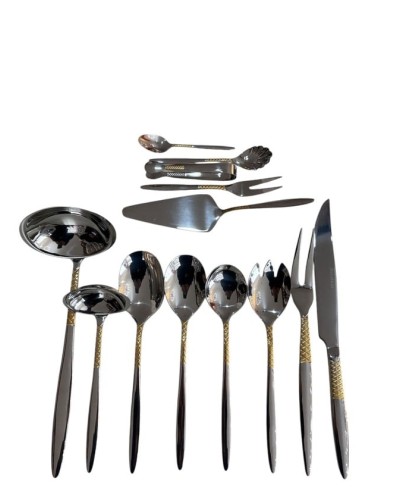 Süfrə ləvazimatları dəsti Haus Roland 00622, 86 parça