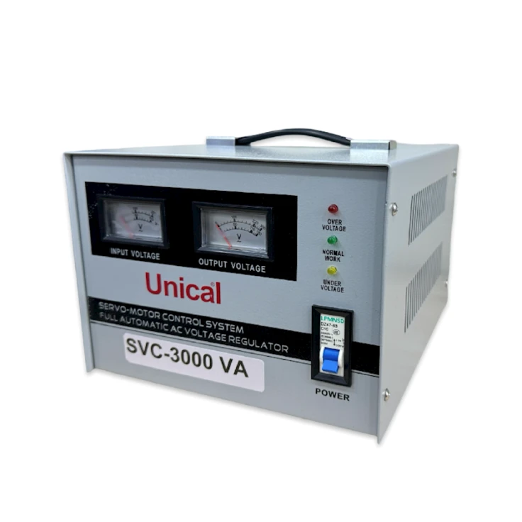 Gərginlik tənzimləyicisi Unical SVC-3000VA Gərginlik tənzimləyicisi Unical SVC-3000VA