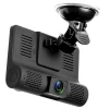 Videoqeydiyyatçı Car DVR Triple Dash Cam, Black