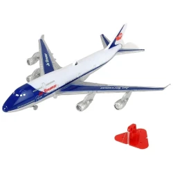 Самолет Dickie Toys Jet Streamer, пластик, белый/синий, 25 см