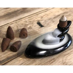 Благовония Hem Cinnamon Backflow Incense Cones, с обратным дымом, 40 шт