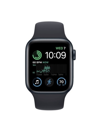 Smart-saat Apple Watch SE 2022 GPS 40mm Midnight Aluminium Case with Midnight Sport Band Regular (MNJT3RB/A)