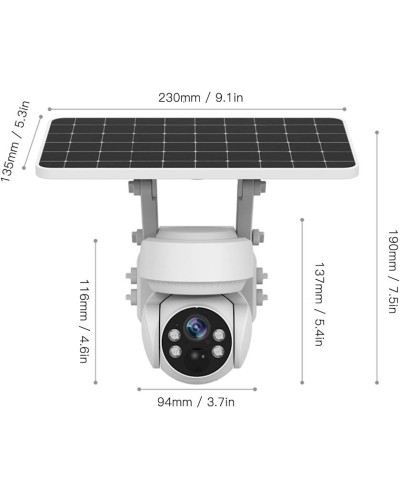 Videomüşahidə kamerası IP65 HD WiFi