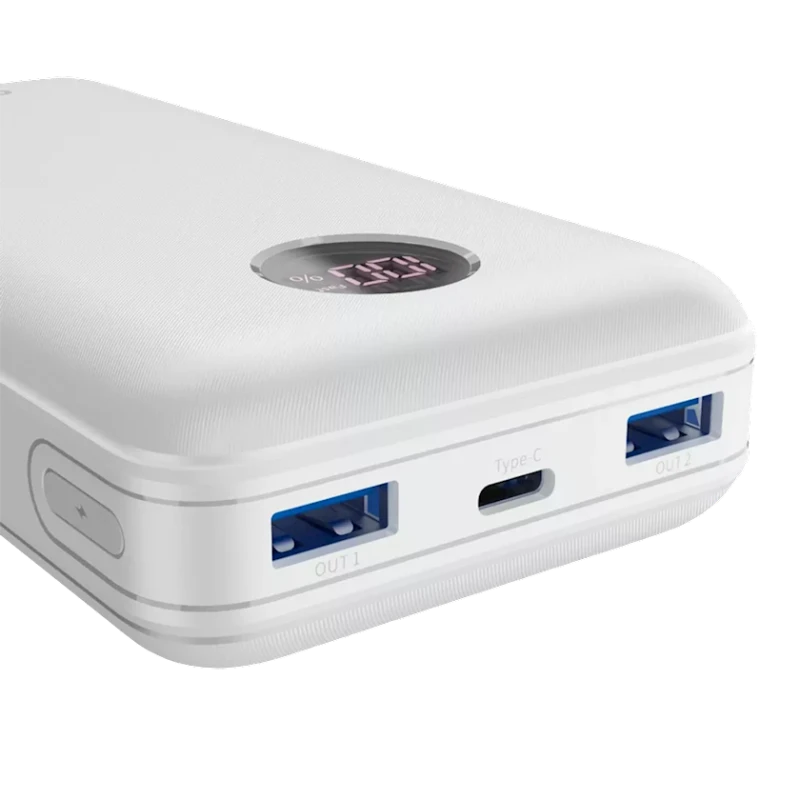 Внешний аккумулятор Canyon CNE-CPB2002W 20000mAh White Внешний аккумулятор Canyon CNE-CPB2002W 20000mAh White