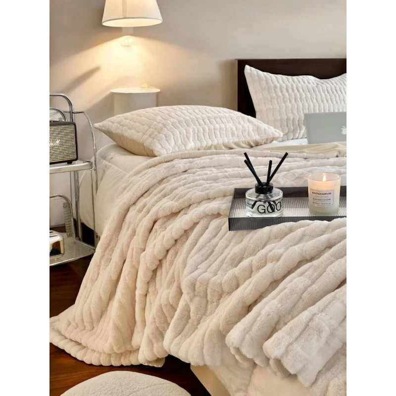 Набор с наволочками Luxe Cotton 000737, односпальный, покрывало 160х230 см, наволочка 50х70 см, бежевый