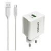 Сетевое зарядное устройство Gerlax GA-01F with Type-C, Белый