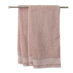 Полотенце для рук JYSK Nora By Kronborg, 40x60 см, хлопок, розовый