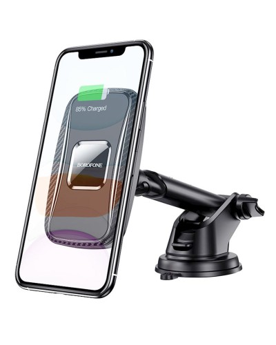Avtomobil üçün telefon tutacağı Borofone Magnetic BH35, Qara