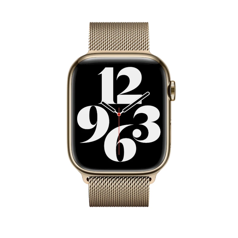 Ремешок Apple Milanese Loop для iWatch 45mm Gold (MTJP3AM/A)