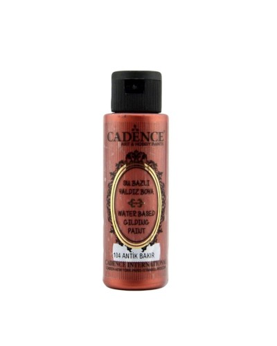 Akril boya-metallik Cadence Waterbased Gilding Paint 104 Antique Copper 70 ml