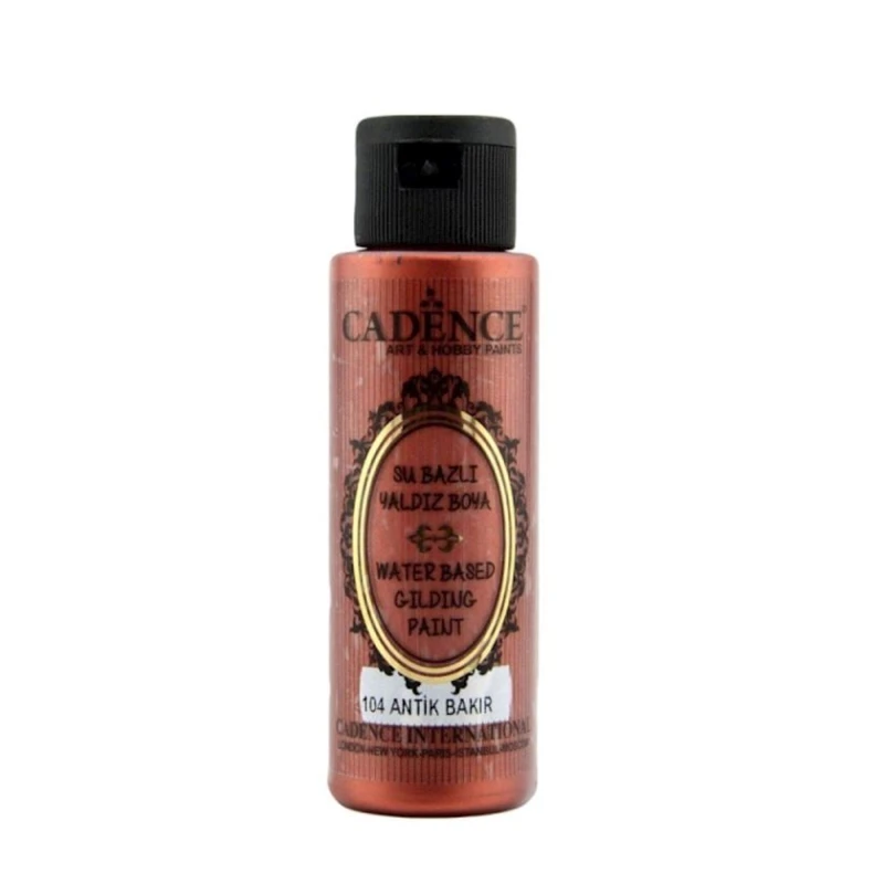 Akril boya-metallik Cadence Waterbased Gilding Paint 104 Antique Copper 70 ml Akril boya-metallik Cadence Waterbased Gilding Paint 104 Antique Copper 70 ml