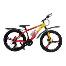 Velosiped smr496, sarı/qırmızı