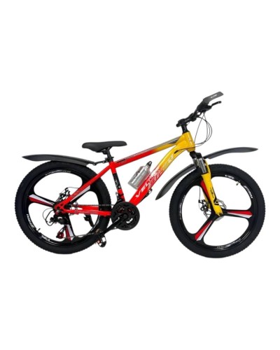 Velosiped smr496, sarı/qırmızı