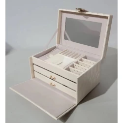 Органайзер с выдвижными ящиками для аксессуаров BHD2016071, бежевый, 22x12 см