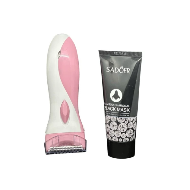 Эпилятор Gertzy Lady + маска от черных точек Sadoer Bamboo Charcoal в подарок