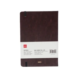 Блокнот Deli N132L, A5, 96 листов, коричневый