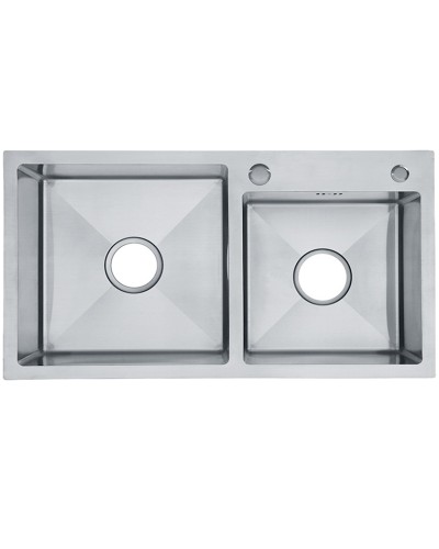 Mətbəx çanağı Ecotech 8050DS Top Satin Inox