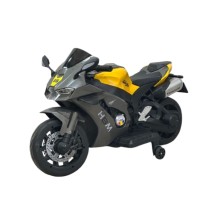 Uşaq elektrik motosikli r10_343, qara/sarı, 3+ yaş