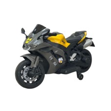 Uşaq elektrik motosikli r10_343, qara/sarı, 3+ yaş