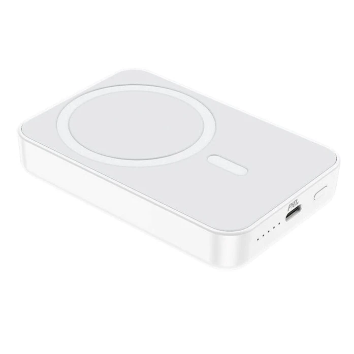 Xarici akkumulyator Borofone MagSafe BJ25 8000 mAh White