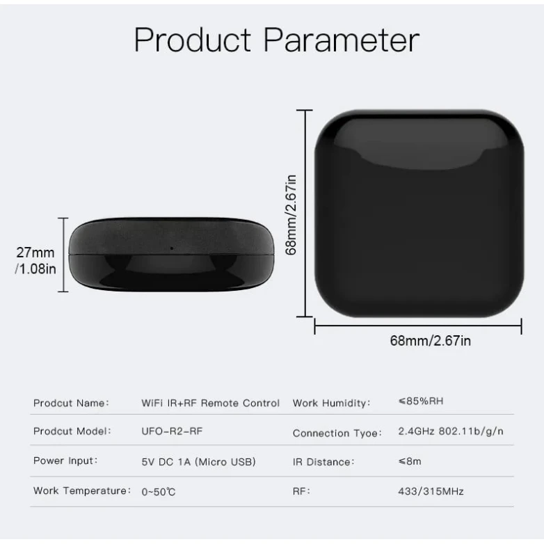 Универсальный смарт контроллер rfr1-tuya Универсальный смарт контроллер rfr1-tuya