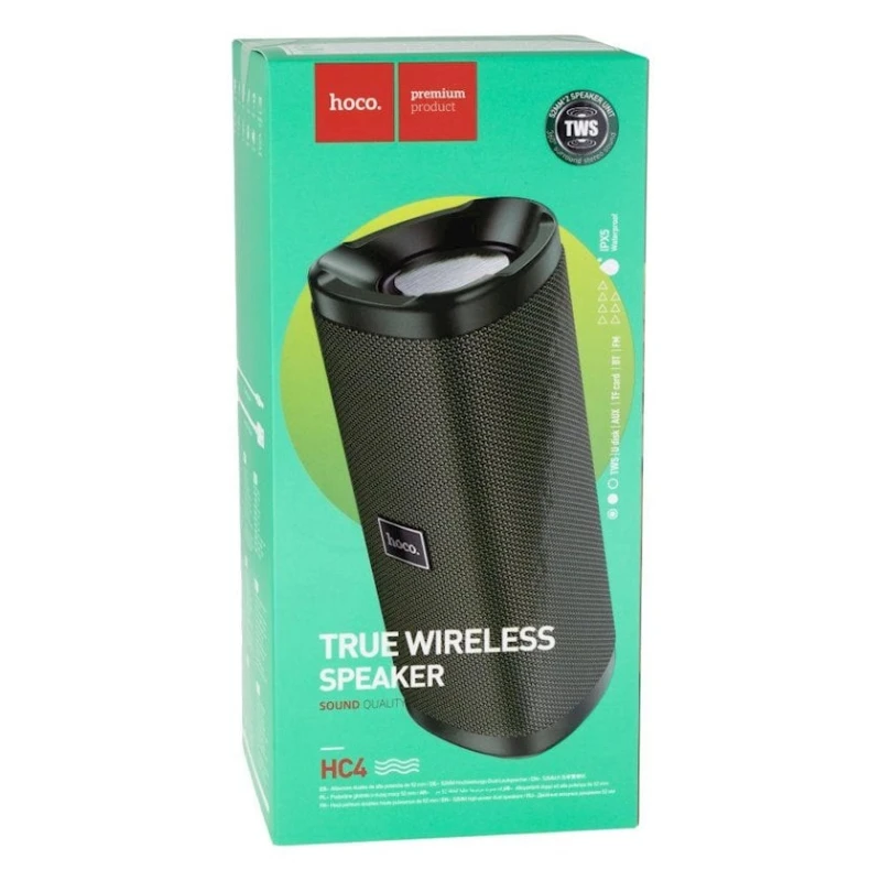 Портативная колонка Hoco HC4 Bella Black Портативная колонка Hoco HC4 Bella Black