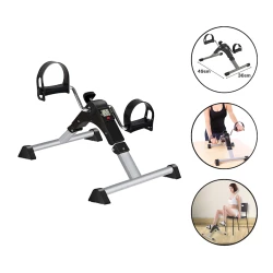 Портативный велотренажер Gymnic 2200, механический, с цифровым дисплеем, черный Портативный велотренажер Gymnic 2200, механический, с цифровым дисплеем, черный