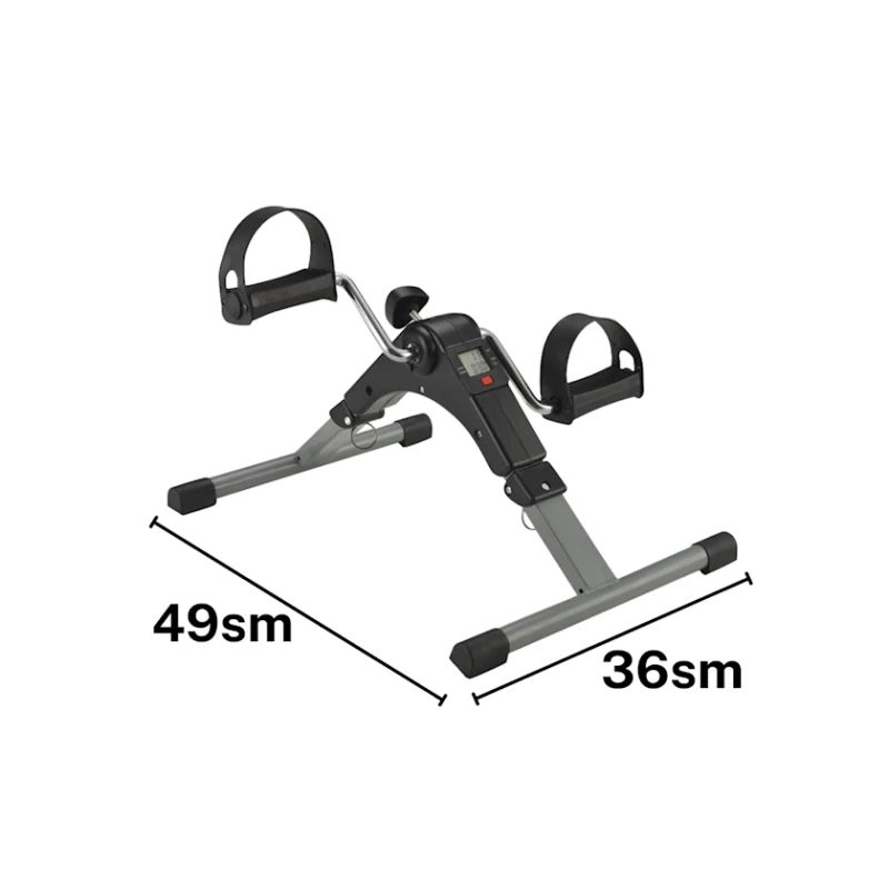 Портативный велотренажер Gymnic 2200, механический, с цифровым дисплеем, черный Портативный велотренажер Gymnic 2200, механический, с цифровым дисплеем, черный